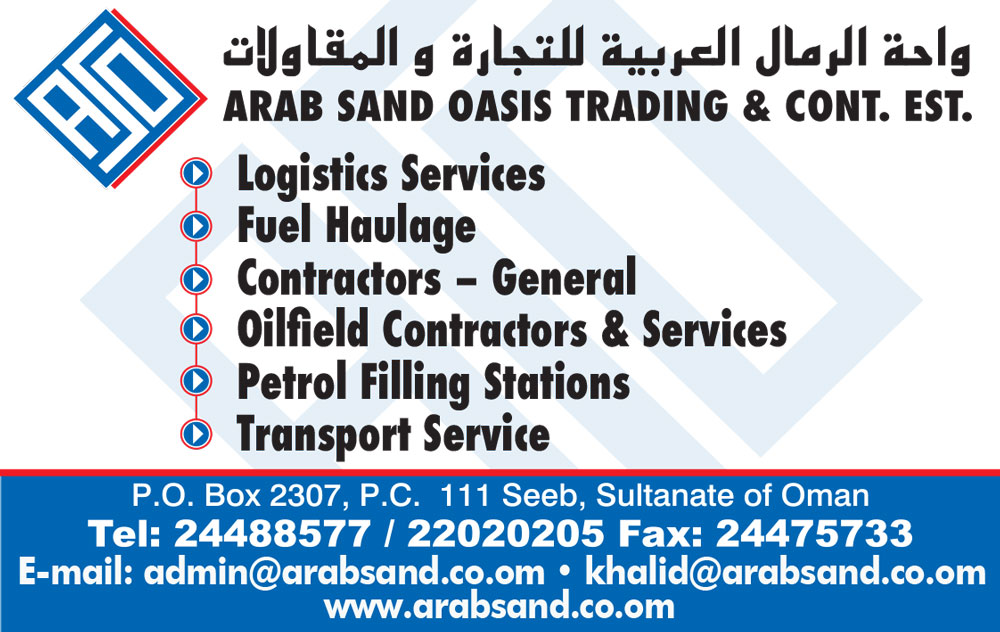 Arab Sand Oasis Trading & Cont. Est.