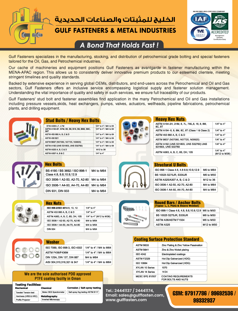 Gulf Fasteners & Metal Industries